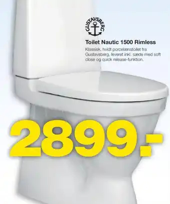 Toilet Nautic 1500 Rimless