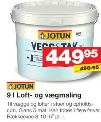 Bauhaus 91 Loft- og vægmaling tilbud