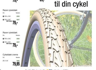 Harald Nyborg Cykeldæk creme tilbud