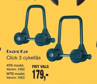 Harald Nyborg Click 3 cykellås tilbud