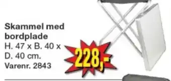 Harald Nyborg Skammel med bordplade tilbud