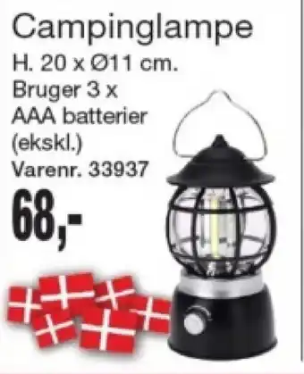 Harald Nyborg Campinglampe tilbud
