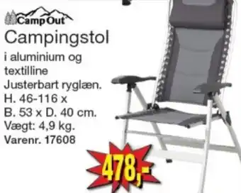 Harald Nyborg Campingstol tilbud