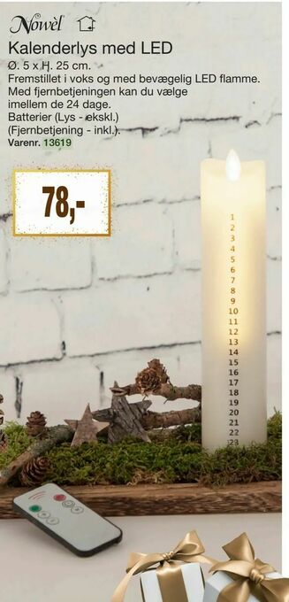 Harald Nyborg Kalenderlys med LED tilbud