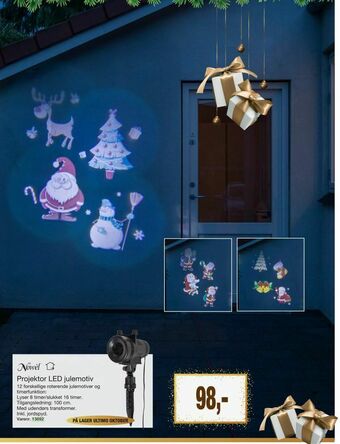 Harald Nyborg Projektor LED julemotiv tilbud