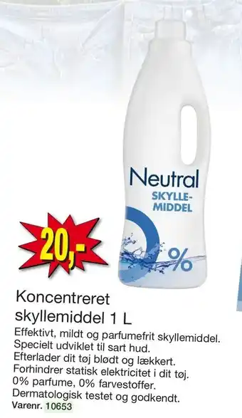 Harald Nyborg Koncentreret skyllemiddel 1 L tilbud