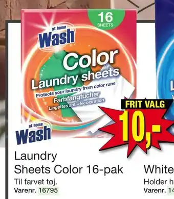 Harald Nyborg Laundry Sheets Color 16-pak tilbud
