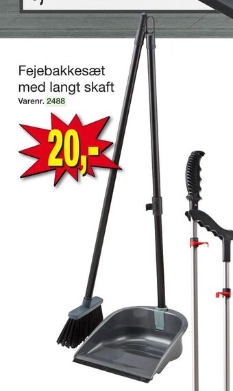 Harald Nyborg Fejebakkesæt med langt skaft tilbud