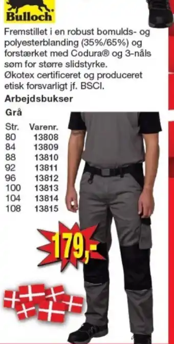 Harald Nyborg Arbejdsbukser tilbud