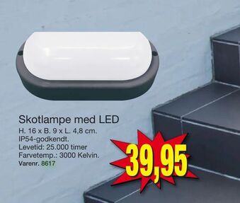 Harald Nyborg Skotlampe med LED tilbud