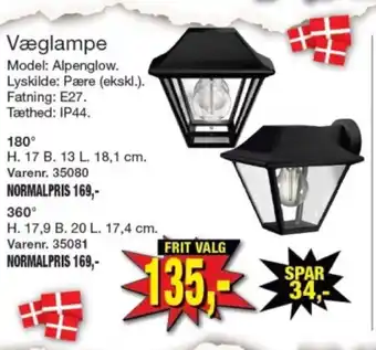 Harald Nyborg Væglampe tilbud