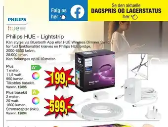 Harald Nyborg Philips HUE - Lightstrip tilbud