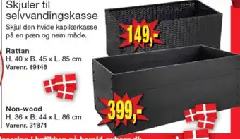 Harald Nyborg Skjuler til selvvandingskasse tilbud