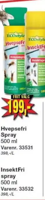 Harald Nyborg Hvepsefri Spray tilbud
