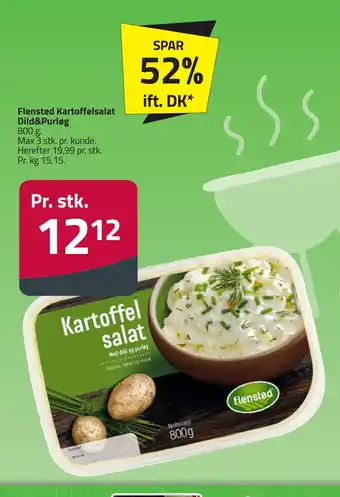 Fleggaard Flensted Kartoffelsalat Dild&Purløg tilbud
