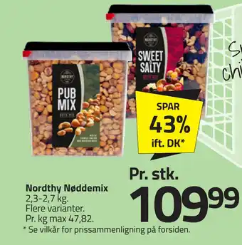 Fleggaard Nordthy Nøddemix tilbud