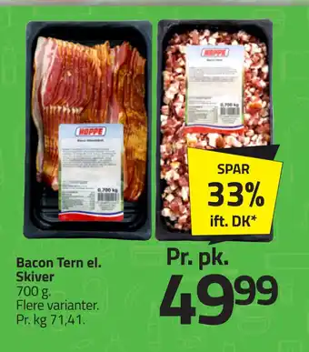 Fleggaard Bacon Tern el. Skiver tilbud