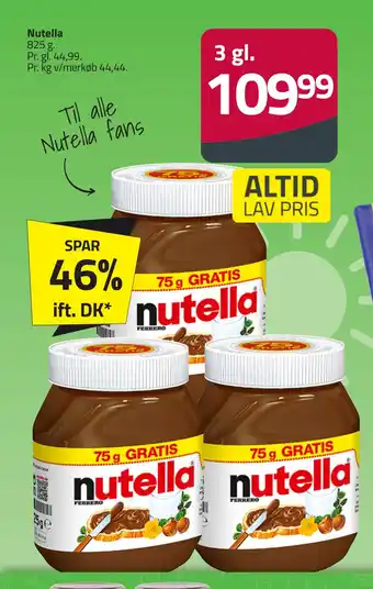 Fleggaard Nutella tilbud