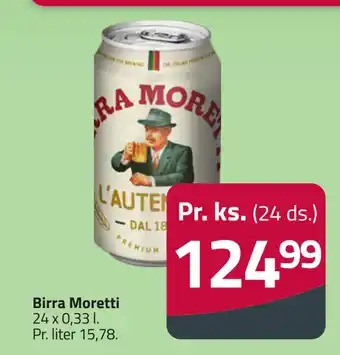 Fleggaard Birra Moretti tilbud