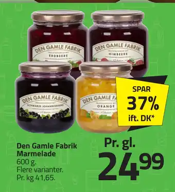 Fleggaard Den Gamle Fabrik Marmelade tilbud