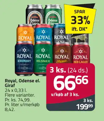 Fleggaard Royal, Odense el. Giraf tilbud