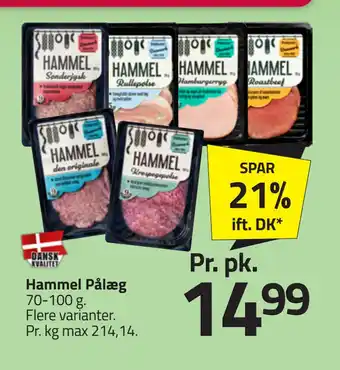 Fleggaard Hammel Pålæg tilbud