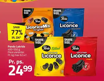 Fleggaard Panda Lakrids tilbud