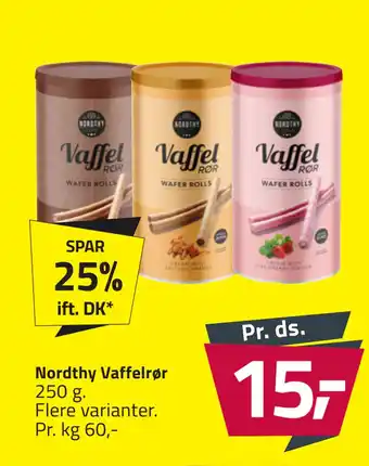 Fleggaard Nordthy Vaffelrør tilbud