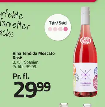 Fleggaard Vina Tendida Moscato Rosé tilbud
