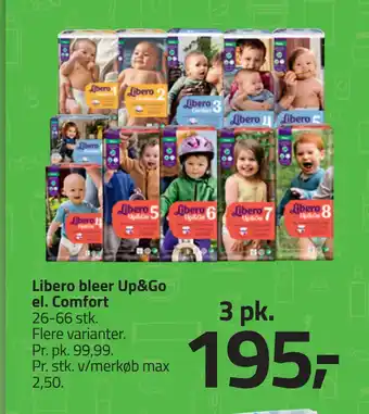 Fleggaard Libero bleer Up&Go el. Comfort tilbud