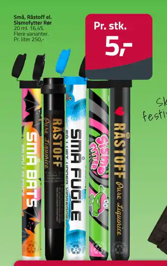 Fleggaard Små, Råstoff el. Sismofytter Rør tilbud