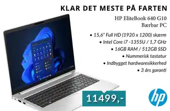 HP EliteBook 640 G10 B ærbar PC