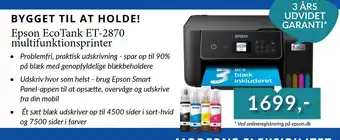 CBC Epson EcoTank ET-2870 multifunktionsprinter tilbud