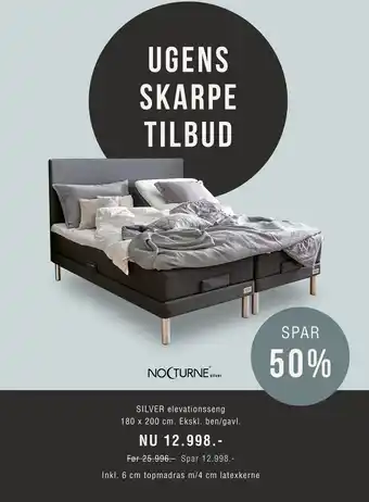 Ilva SILVER elevationsseng tilbud