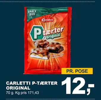 Let-Køb CARLETTI P-TÆRTER ORIGINAL tilbud
