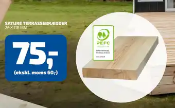 Davidsen SATURE TERRASSEBRÆDDER tilbud