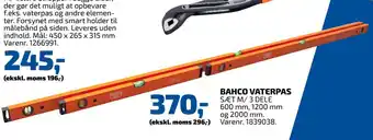 Davidsen BAHCO VATERPAS tilbud