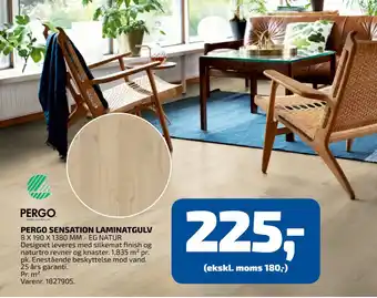 Davidsen PERGO SENSATION LAMINATGULV tilbud