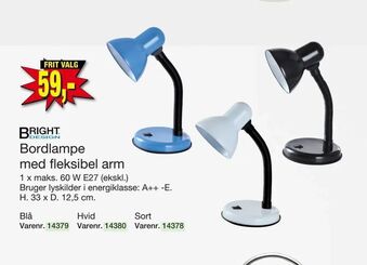 Harald Nyborg Bordlampe med fleksibel arm tilbud