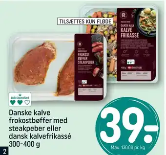 REMA 1000 Kalvesteaks tilbud