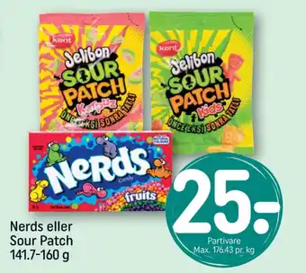REMA 1000 Sour Patch Kids tilbud