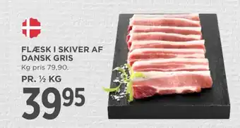 MENY Flæsk i skiver tilbud