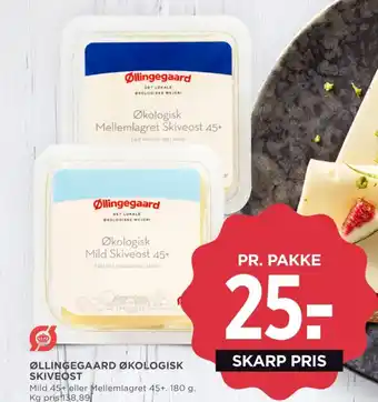 MENY Skiveost Mellemlagret 45+ tilbud