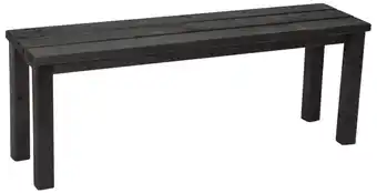 Harald Nyborg Havebænk træ L. 118 cm - sort tilbud