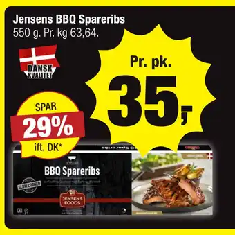 Calle Jensens BBQ Spareribs tilbud