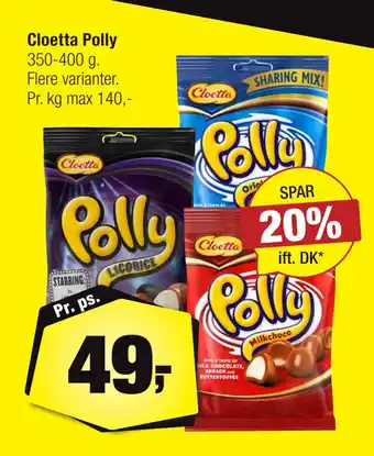 Calle Cloetta Polly tilbud