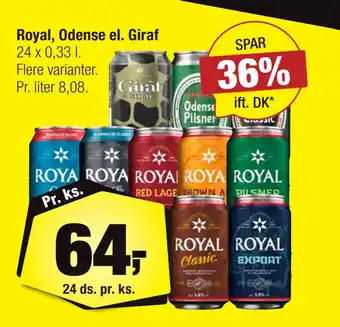 Calle Royal, Odense el. Giraf tilbud