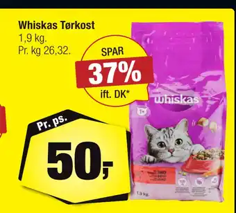 Calle Whiskas Tørkost tilbud