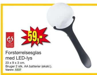 Harald Nyborg Forstørrelsesglas med LED-lys tilbud