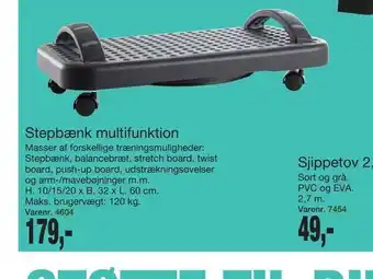 Harald Nyborg Stepbænk multifunktion tilbud